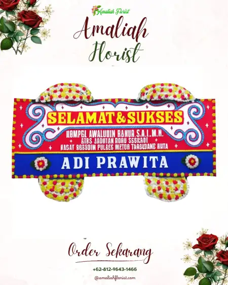 Papan Bunga Ucapan Selamat Duriangkang